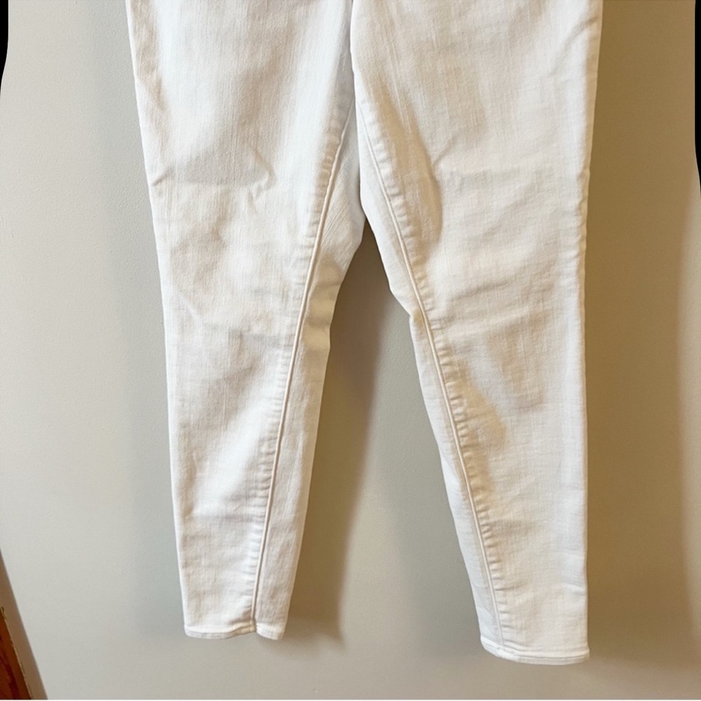 Athleta Sculptek Skinny Ankle Jeans White 530638-00 Size 2 Petite - Picture 4 of 11